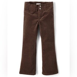 Kids Brown Corduroy Flare Pants